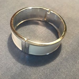 Cream and silver Old Navy bracelet